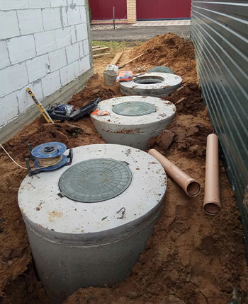 Септики из бетонных колец под ключ в Кимрском районе
